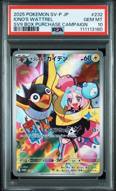 ナンジャモのカイデン P [SV-P 232](プロモーションカード「拡張パック バトルパートナーズ Box購入キャンペーン」)