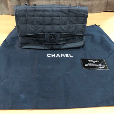 CHANEL New Travel Line Flap Shoulder Bag "Black"
