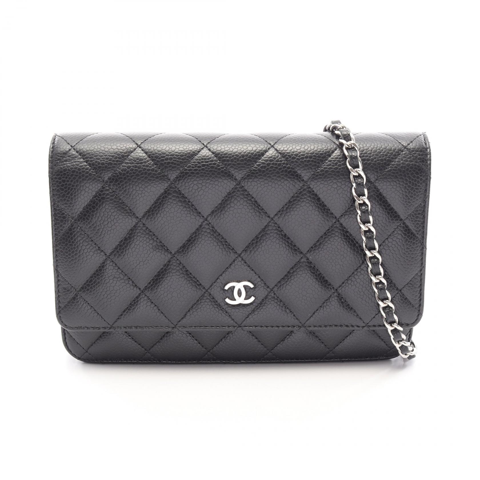 シャネル CHANEL マトラッセ ショルダーバッグ バッグ キャビアスキン(グレインドカーフ) レディース ブラック系 AP0250 【中古】