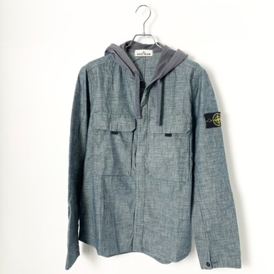 Stone Island Denim Overshirt denim