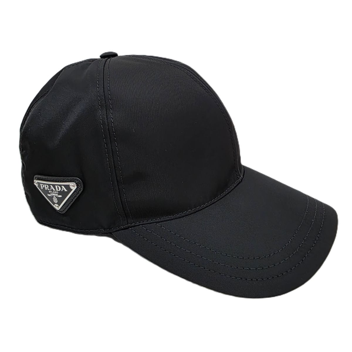 PRADA Re-Nylon Baseball Cap "Black"