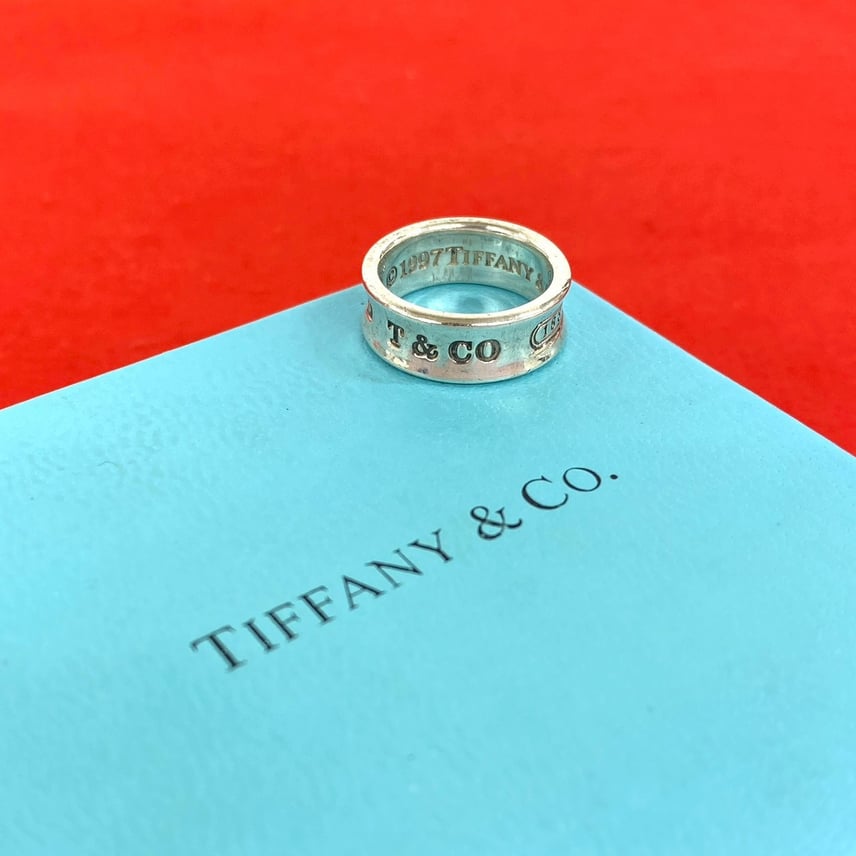 B (目立った傷や汚れなし)】TIFFANY&Co. ティファニー ナロー リング B (目立った傷や汚れなし)】TIFFANY&Co. ティファニー ナロー リング
