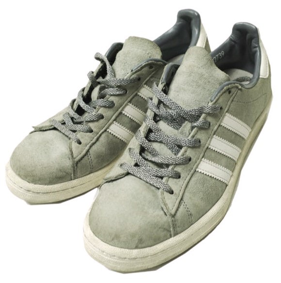 adidas Originals アディダス オリジナルス CAMPUS 80s JP PACK VNTG キャンパス ジャパンパック ヴィンテージ S82739 US6(24cm) グレー/オフホワイト/チョークホワイト スエード CP スニーカー シューズ