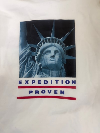 Supreme x The North Face Statue of Liberty Hooded Sweatshirt "White"