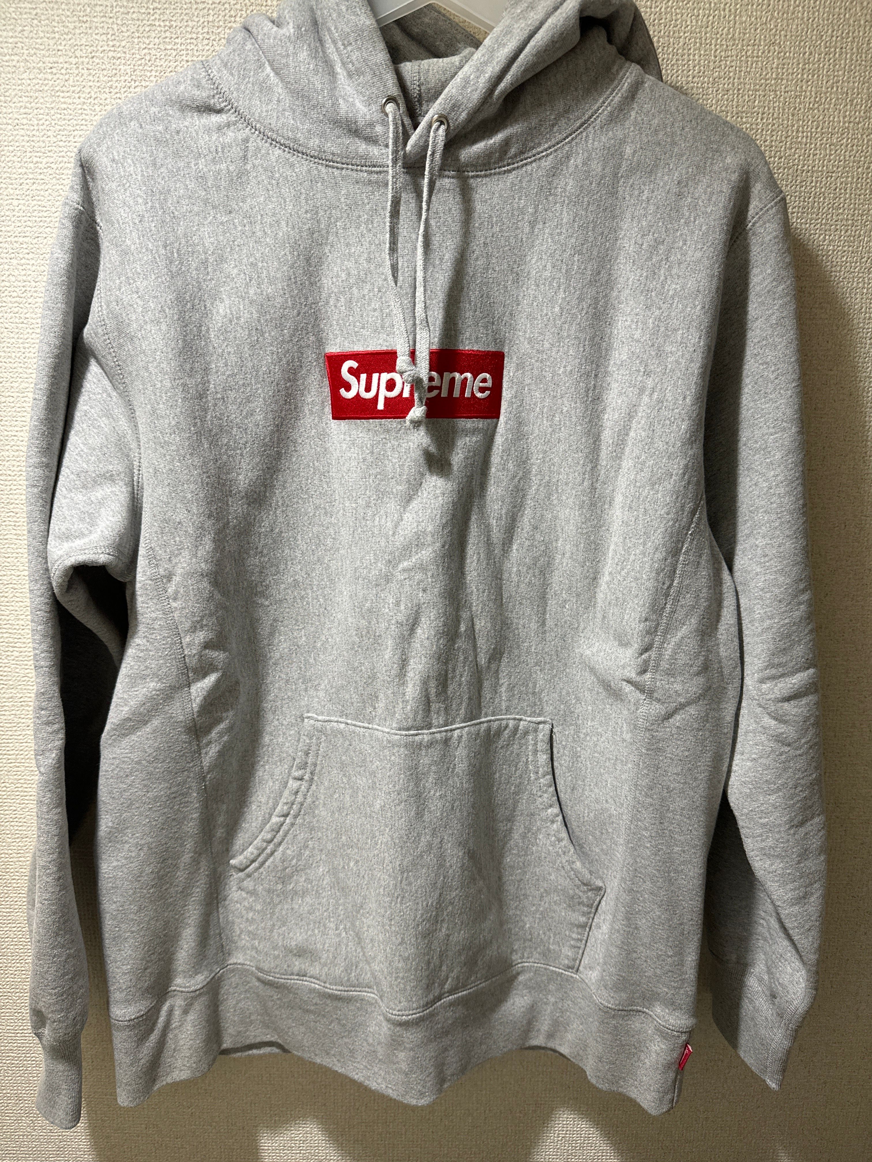 Supreme Box Logo Hooded Sweatshirt "Heather Grey" (16FW)