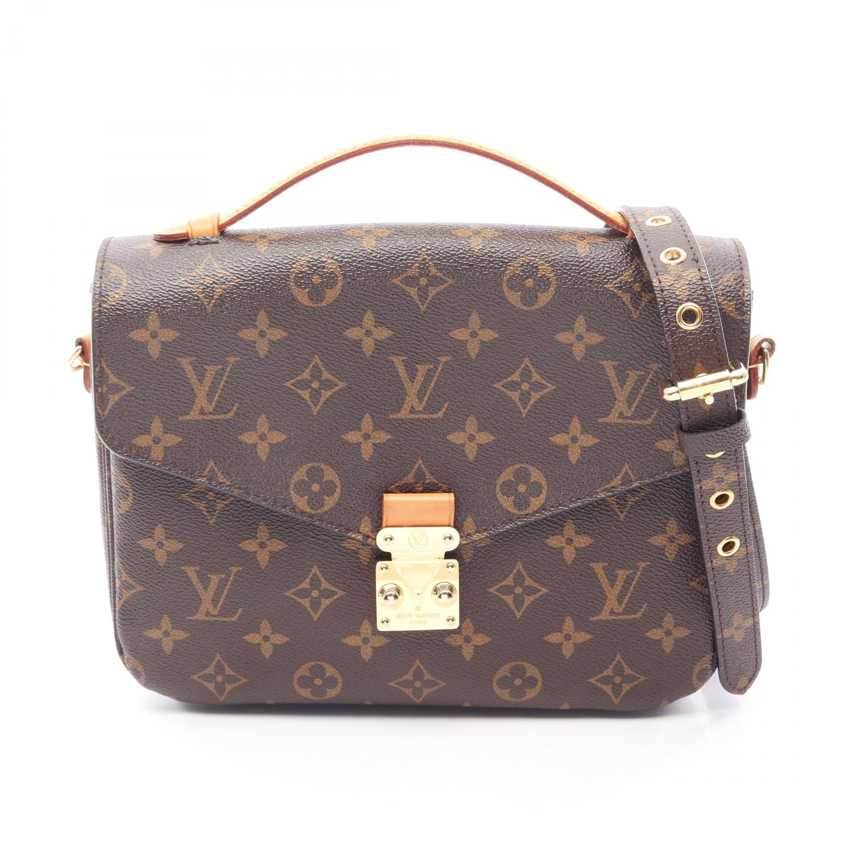 ルイ・ヴィトン LOUIS VUITTON ポシェット メティス MM モノグラム 2WAY ハンドバッグ バッグ PVCコーティングキャンバス レザー レディース ブラウン系 M44875 【中古】