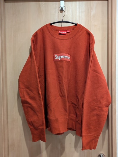 Supreme Box Logo Crewneck Sweatshirt "Rust" (18FW)