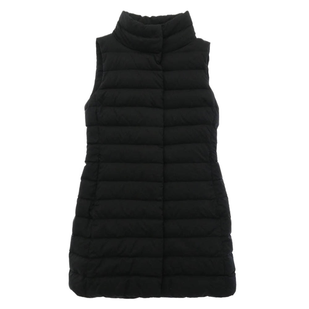 Herno ヘルノ PI0565D-19288-9300 ハイネック ロング ダウンベスト ブラック系 42【中古】