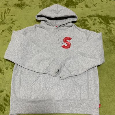 Supreme S Logo Hooded Sweatshirt "Heather Grey" (20FW)
