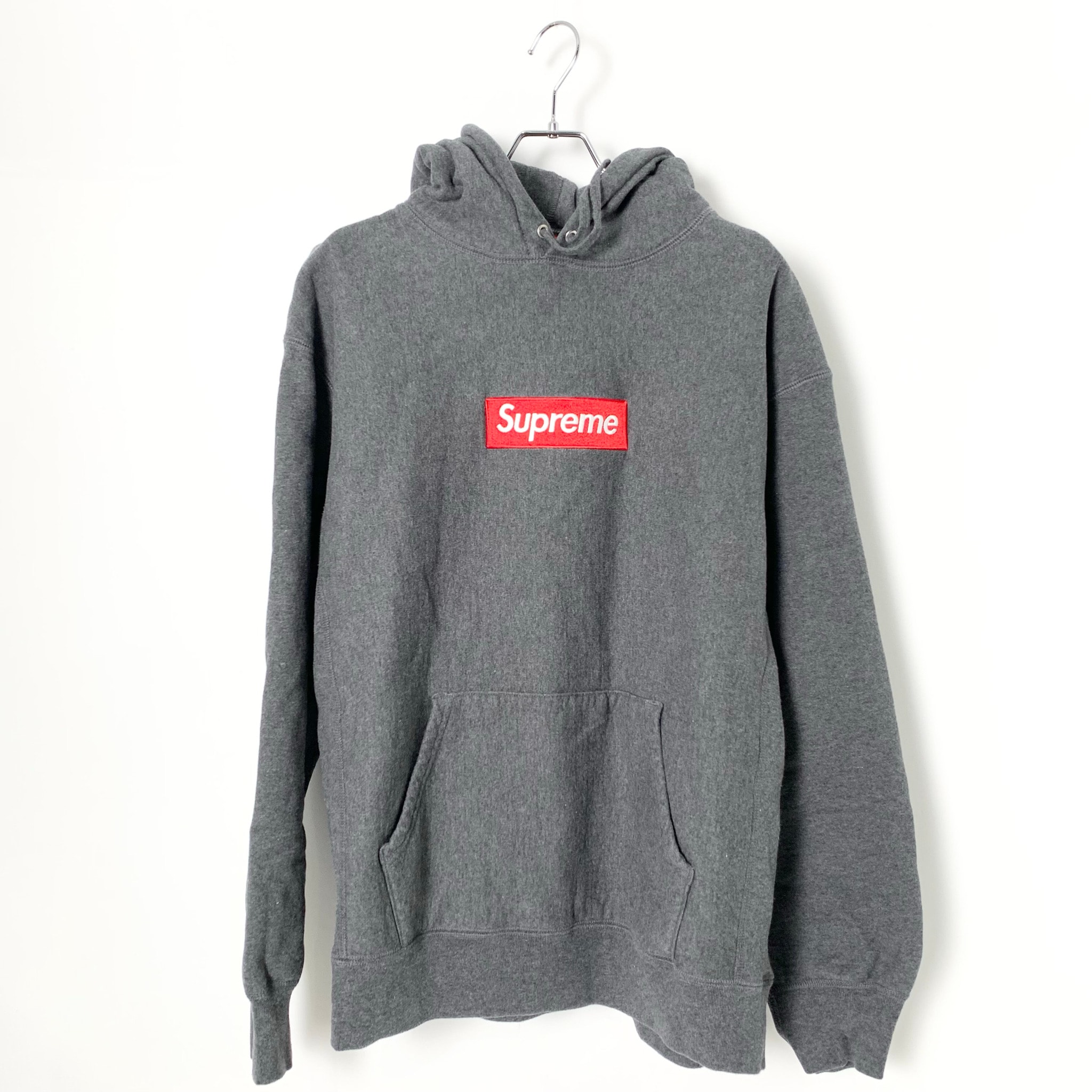 Supreme Box Logo Hooded Sweatshirt "Charcoal" (21FW)