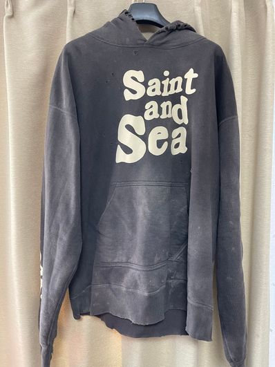 SAINT Mxxxxxx x WIND AND SEA HOODIE "Black"