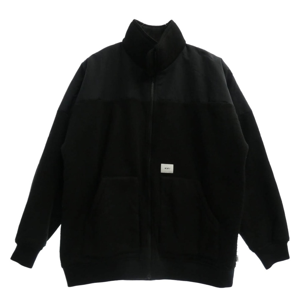 WTAPS ダブルタップス ジャケット 22SS 222ATDT-JKM02 MERCER JACKET Jacket Poac. Boa  ボア フリース ジャケット ブラック系 04【中古】