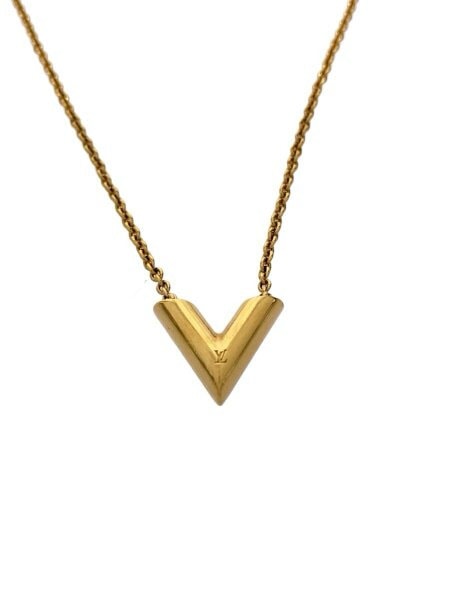 Louis Vuitton Essential V Necklace "Gold"