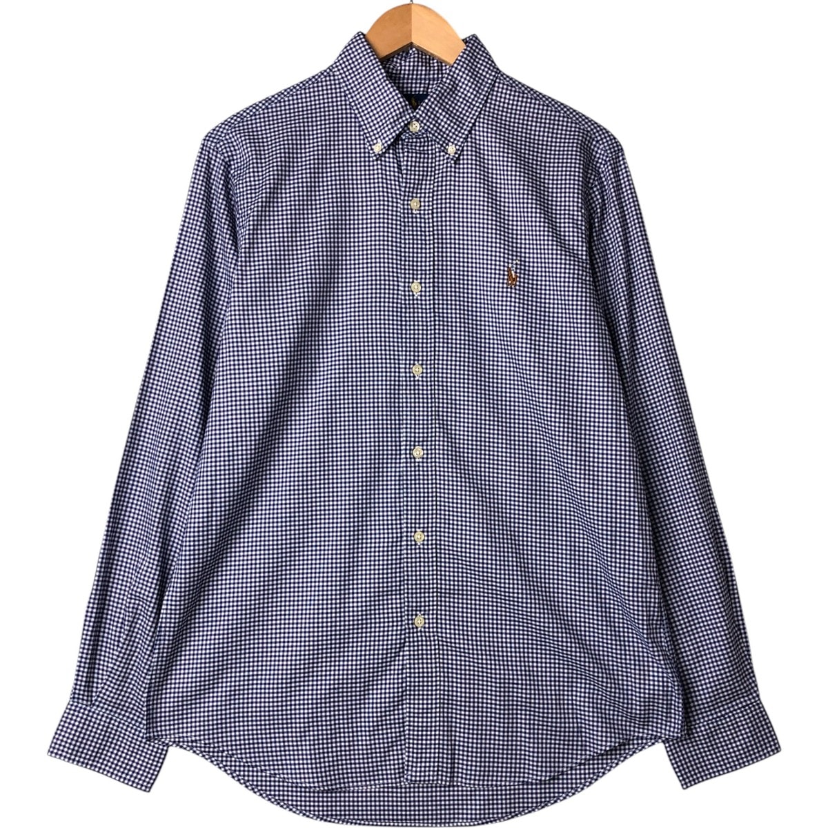 古着 ラルフローレン Ralph Lauren 長袖 ボタンダウンチェックシャツ メンズM相当/eaa570110