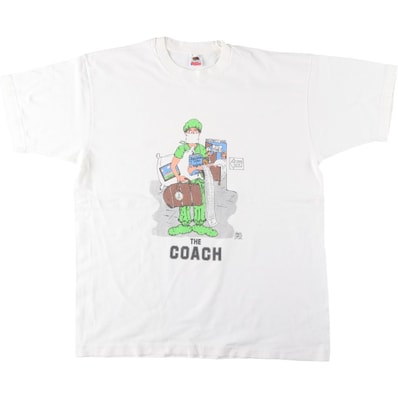 古着 90年代 フルーツオブザルーム FRUIT OF THE LOOM プリントTシャツ USA製 メンズXL相当/eaa654509