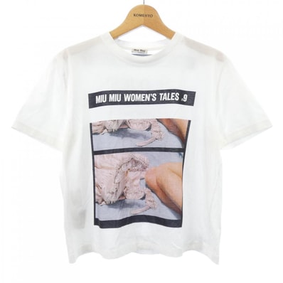 ミュウミュウ MIU MIU MJN057 1QD2 Tシャツ