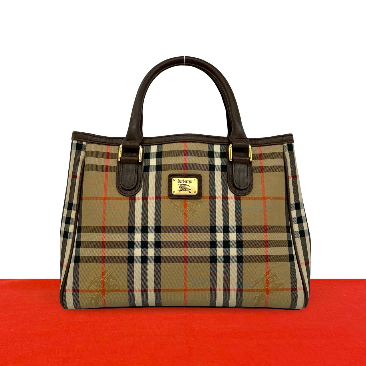 B (目立った傷や汚れなし)】BURBERRY バーバリー ノバチェック