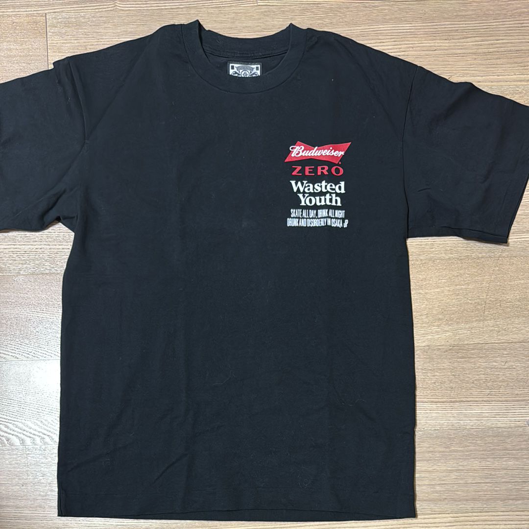 Wasted Youth x Budweiser Budweiser Zero T-shirt "Black" / VERDY