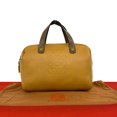 LOEWE ロエベ アナグラム ロゴ レザー ハンドバッグ ブラウン
21710