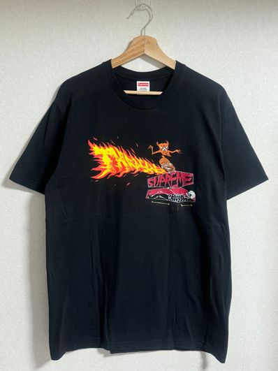 Supreme x Thrasher Back Tail Tee "Black"