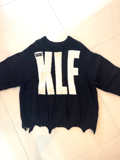SAINT Mxxxxxx x The KLF Crew Neck Knit "Black"
