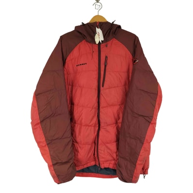 ロゴ刺繍 フーデッドダウンジャケット【1141126866282】