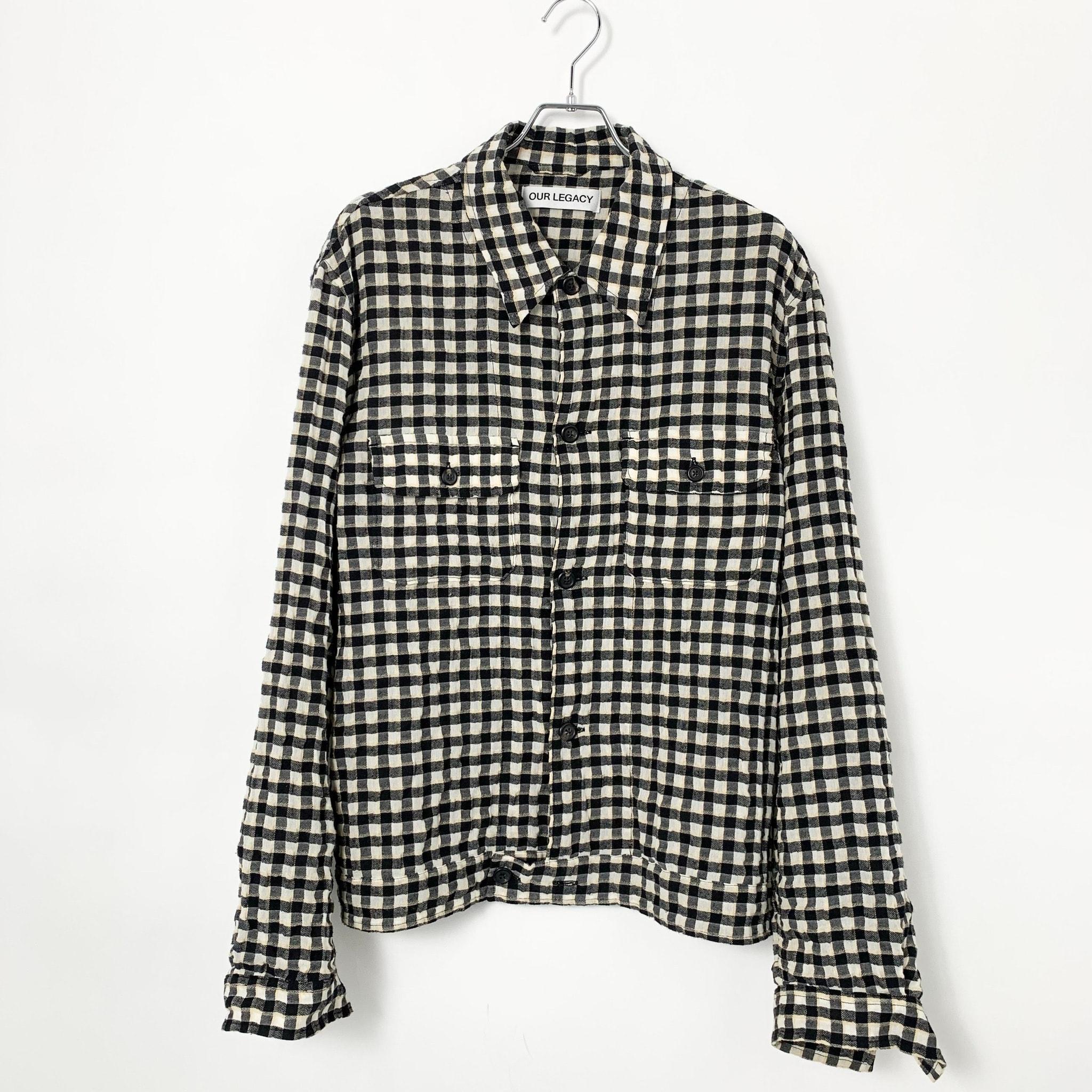 OUR LEGACY COACH JACKET Check shirt WYOMING CHECK CRUBE