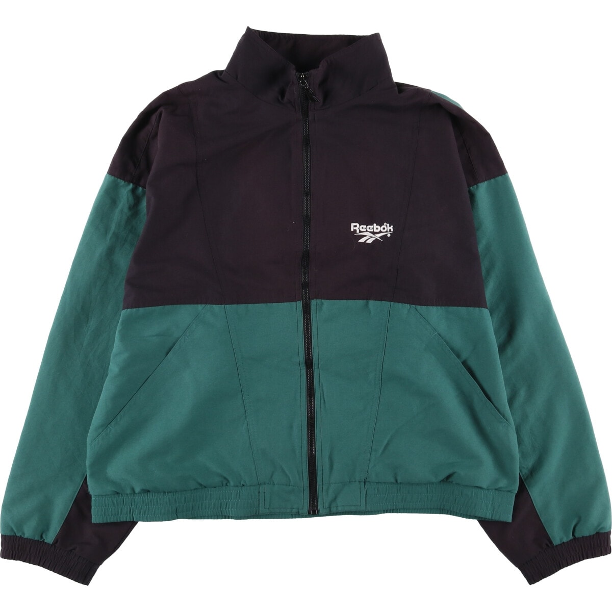 古着 90年代 リーボック Reebok バックロゴ ツートン ウインドブレーカー メンズM相当 ヴィンテージ/eaa544707
