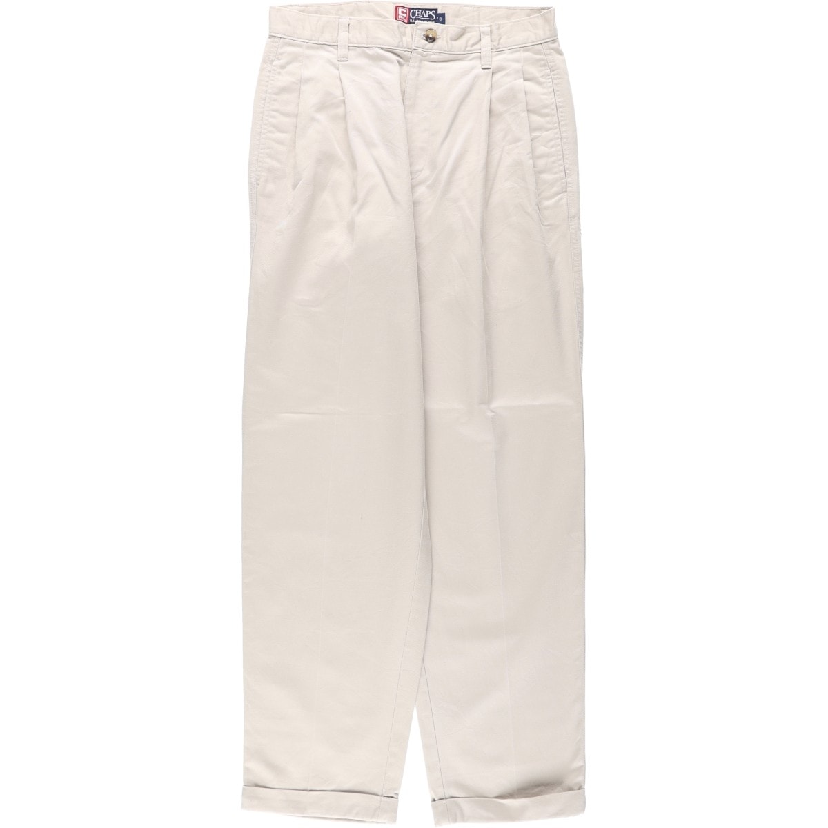 古着 ラルフローレン Ralph Lauren CHAPS チャップス ツータック チノパンツ メンズw30相当/eaa679053