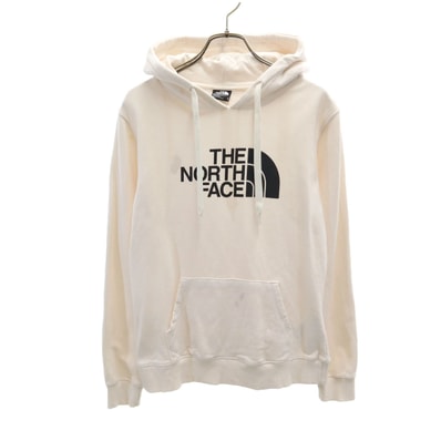 THE NORTH FACE ノースフェイス 長袖 スウェットパーカー M アイボリー CSV9 アウトドア 裏起毛