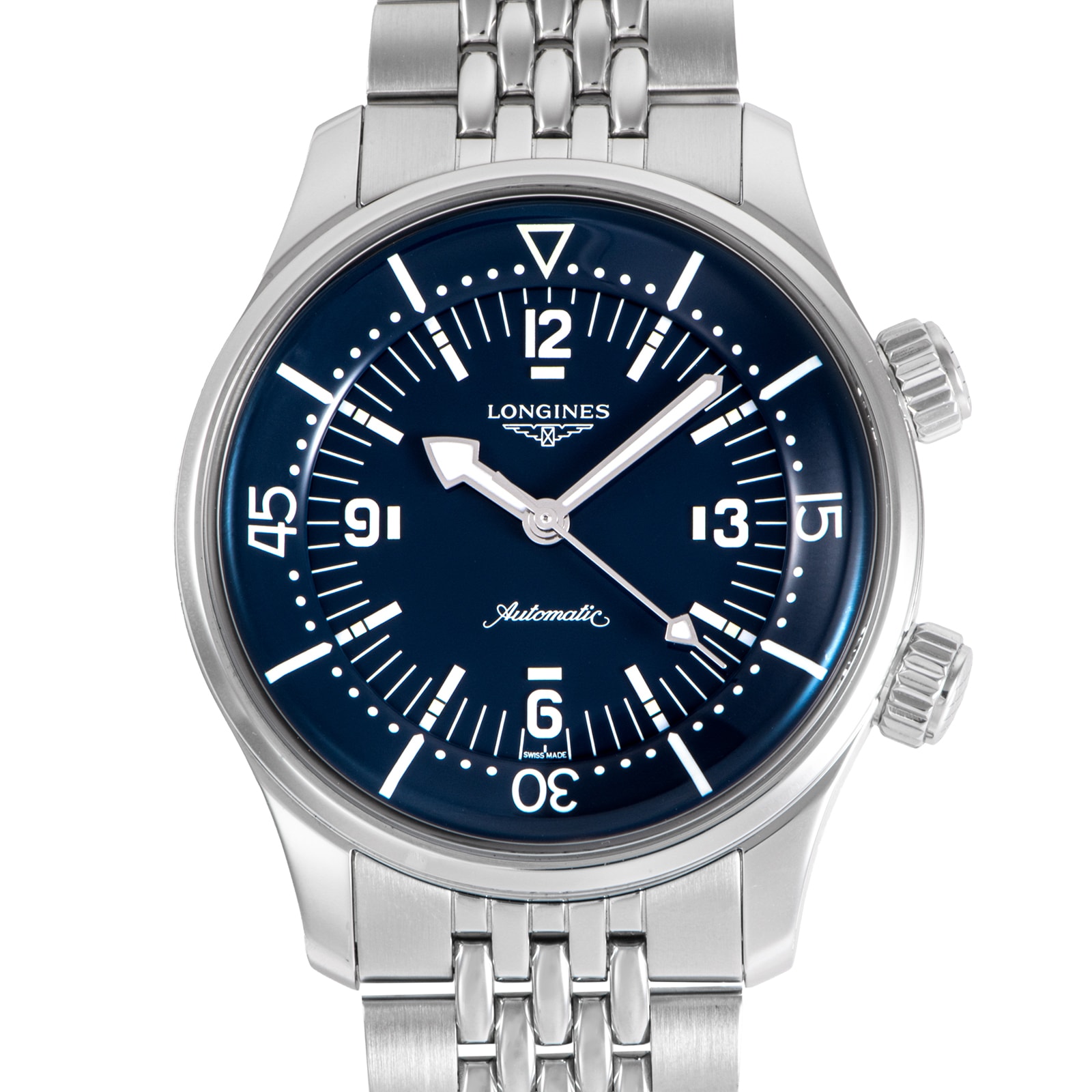 【新品】LONGINES ロンジン レジェンドダイバー L3.774.4.70.2 ステンレススチール【中古】