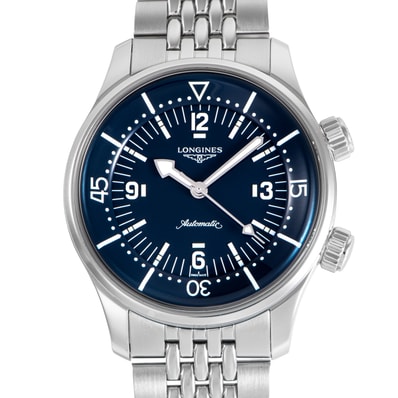 【新品】LONGINES ロンジン レジェンドダイバー L3.774.4.70.2 ステンレススチール【中古】