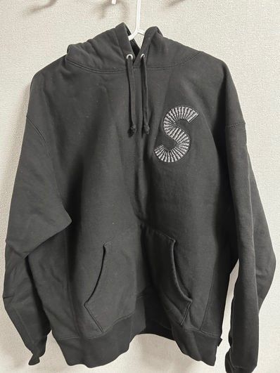 Supreme S Logo Hooded Sweatshirt "Black" (20FW)