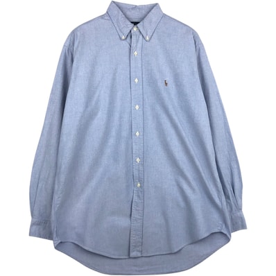 古着 ラルフローレン Ralph Lauren YARMOUTH 長袖 ボタンダウンシャツ メンズXL相当/eaa643418