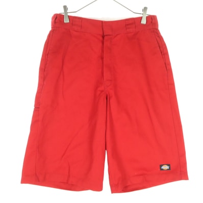 美品 Dickies ディッキーズ ハーフパンツ w30 レッド