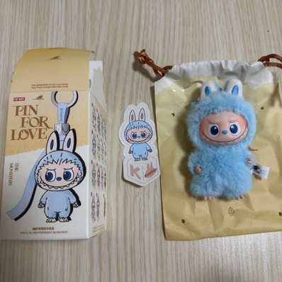 POP MART THE MONSTERS (LABUBU) Pin for Love Series-Vinyl Plush Pendant (A-M) K