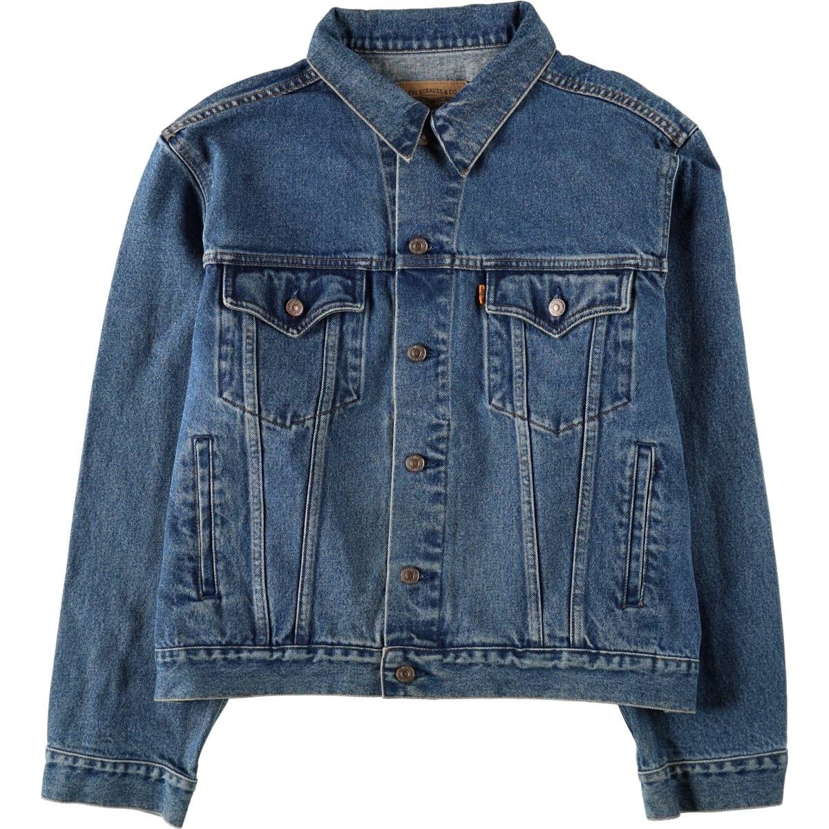 古着 00年代 リーバイス Levi's 75515-0212 オレンジタブ デニムジャケット Gジャン メンズXL相当/eaa667906