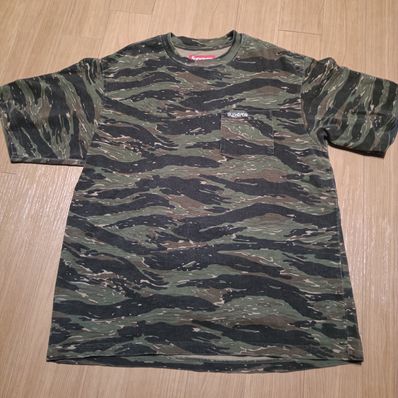 Supreme S/S Pocket Tee "Tiger Camo"(24SS)