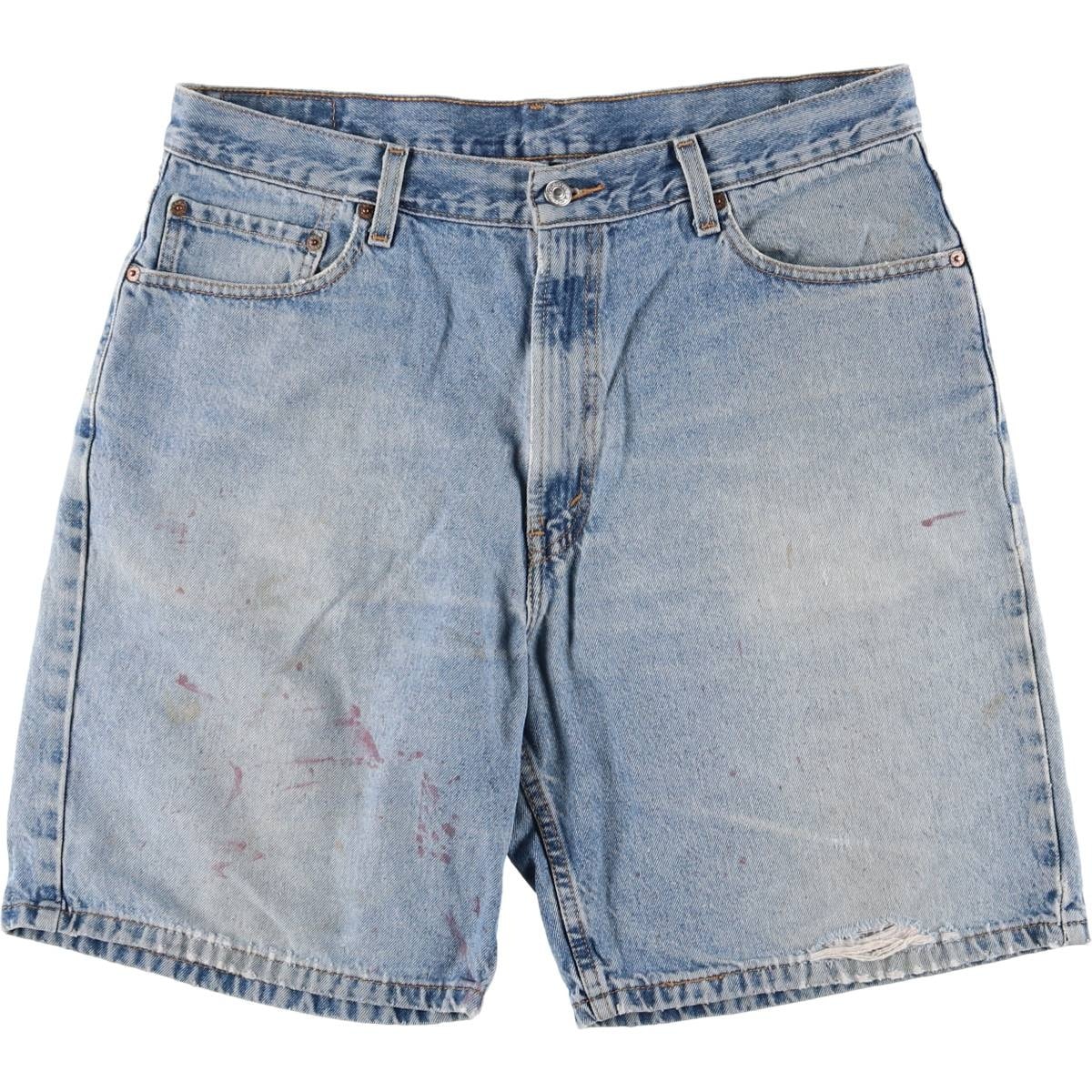 古着 リーバイス Levi's 550 RELAXED FIT デニムショーツ ショートパンツ メンズw37相当/eaa556742