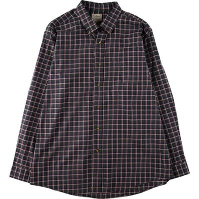 古着 90~00年代 エルエルビーン L.L.Bean Traditional Fit 長袖 ボタンダウンチェックシャツ メンズXL相当/eaa662593