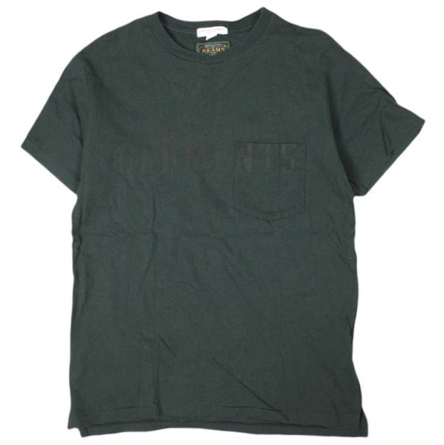 Engineered Garments x BEAMS PLUS エンジニアードガーメンツ ビームスプラス 別注 カナダ製 バスケットボールTシャツ Printed Cross Crew Neck T-shirt S Dk.Navy 半袖 トップス