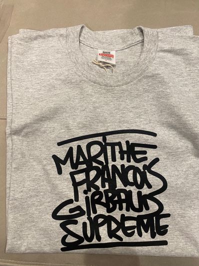 Supreme x Marithe + Francois Girbaud Tee "Heather Grey"