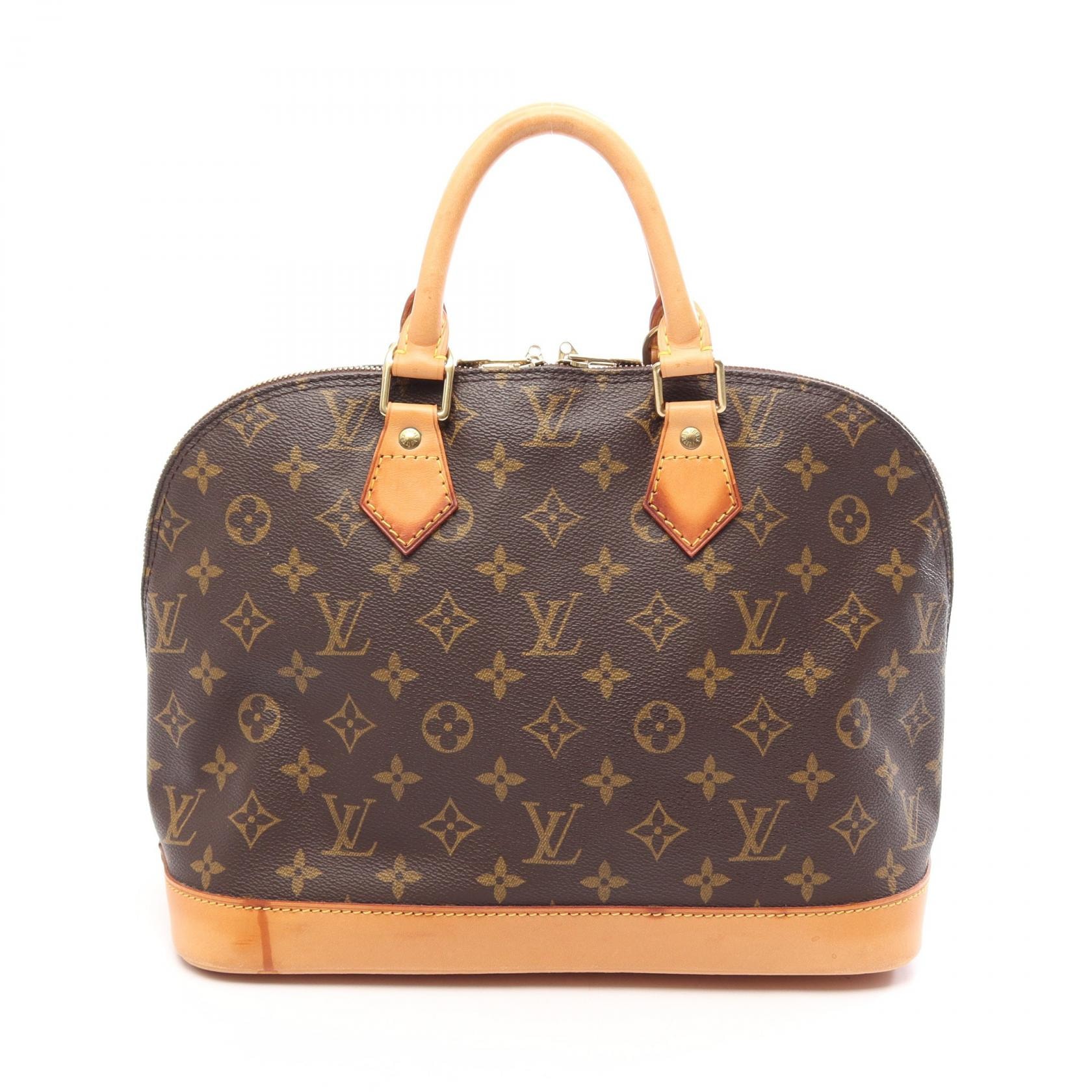 ルイ・ヴィトン LOUIS VUITTON アルマPM モノグラム ハンドバッグ バッグ PVCコーティングキャンバス レザー レディース ブラウン系 M51130 【中古】