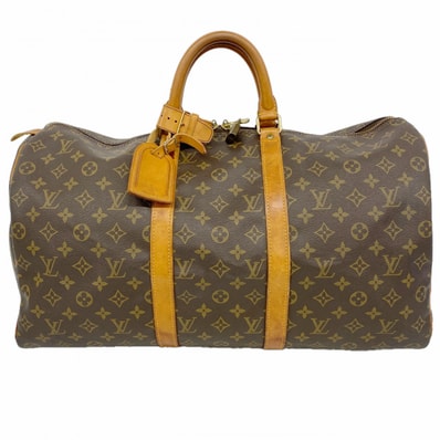 【6dd4973】ルイヴィトン ボストンバッグ モノグラム キーポル50 M41426 ブラウン【中古】メンズ レディース ユニセックス