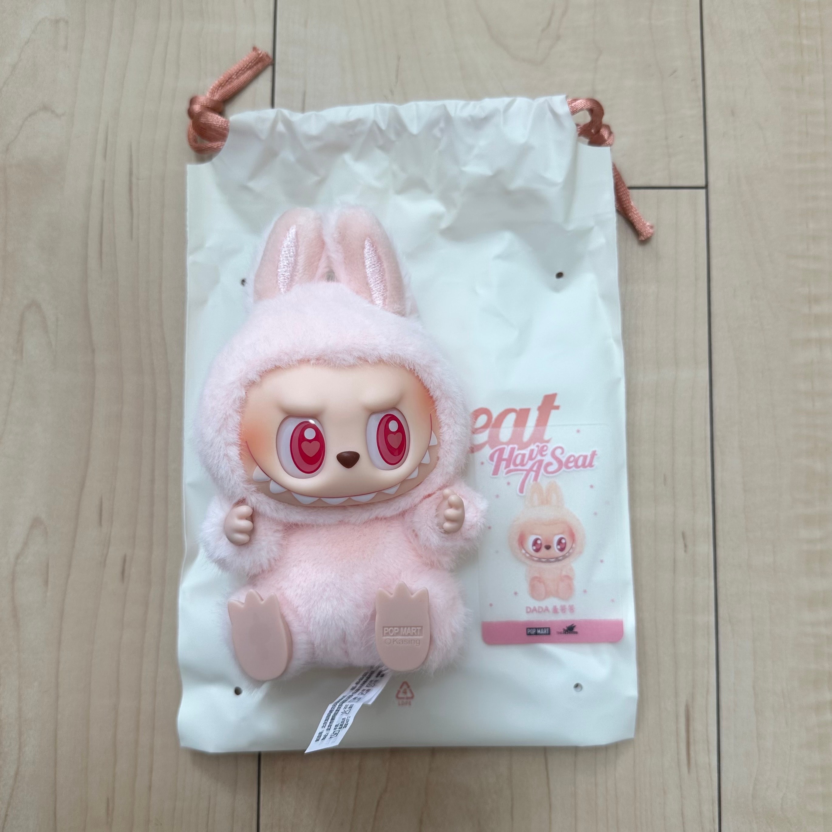 POP MART THE MONSTERS (LABUBU) Have a Seat Plush Series DADA