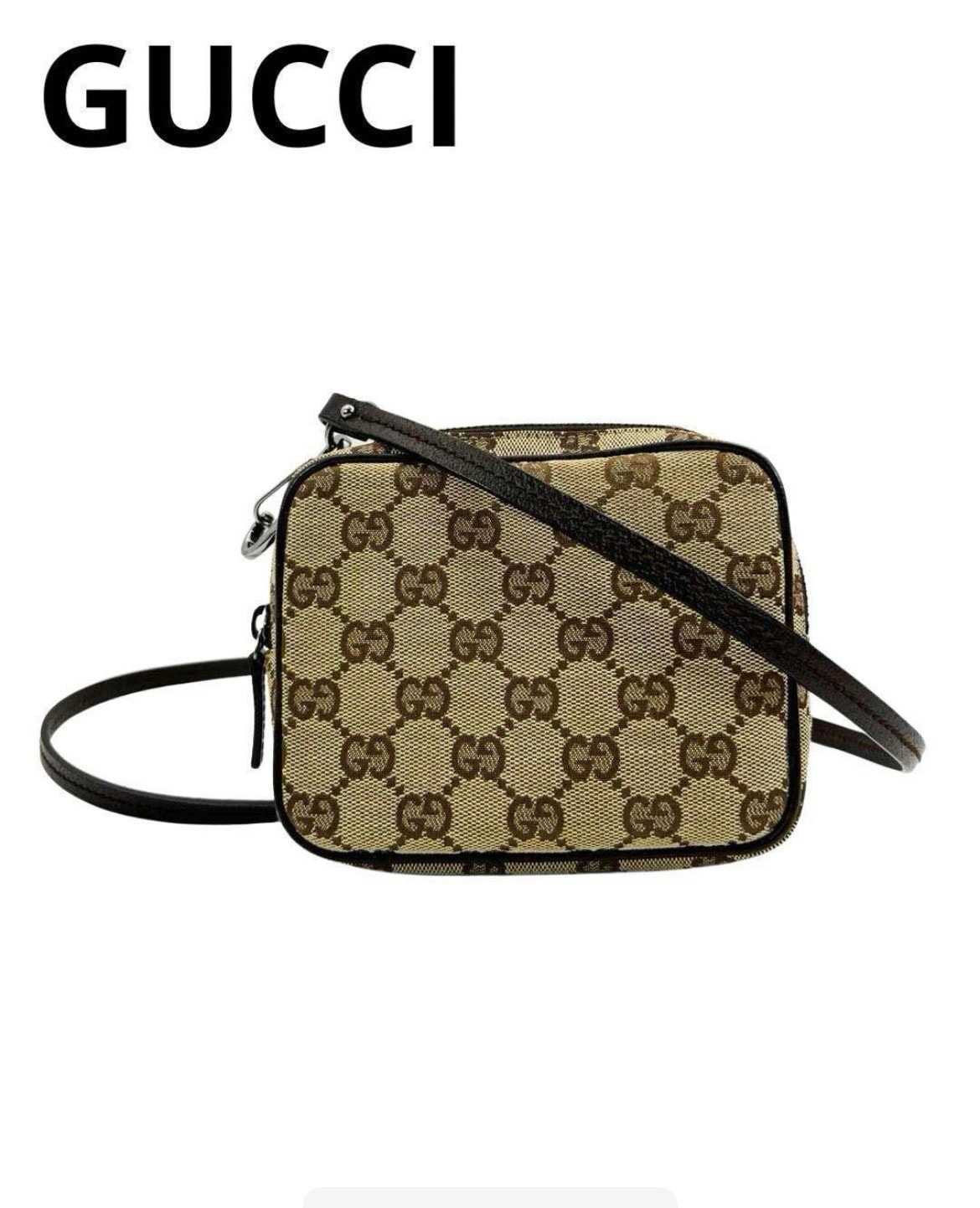GUCCI GGキャンバス ショルダーバッグ