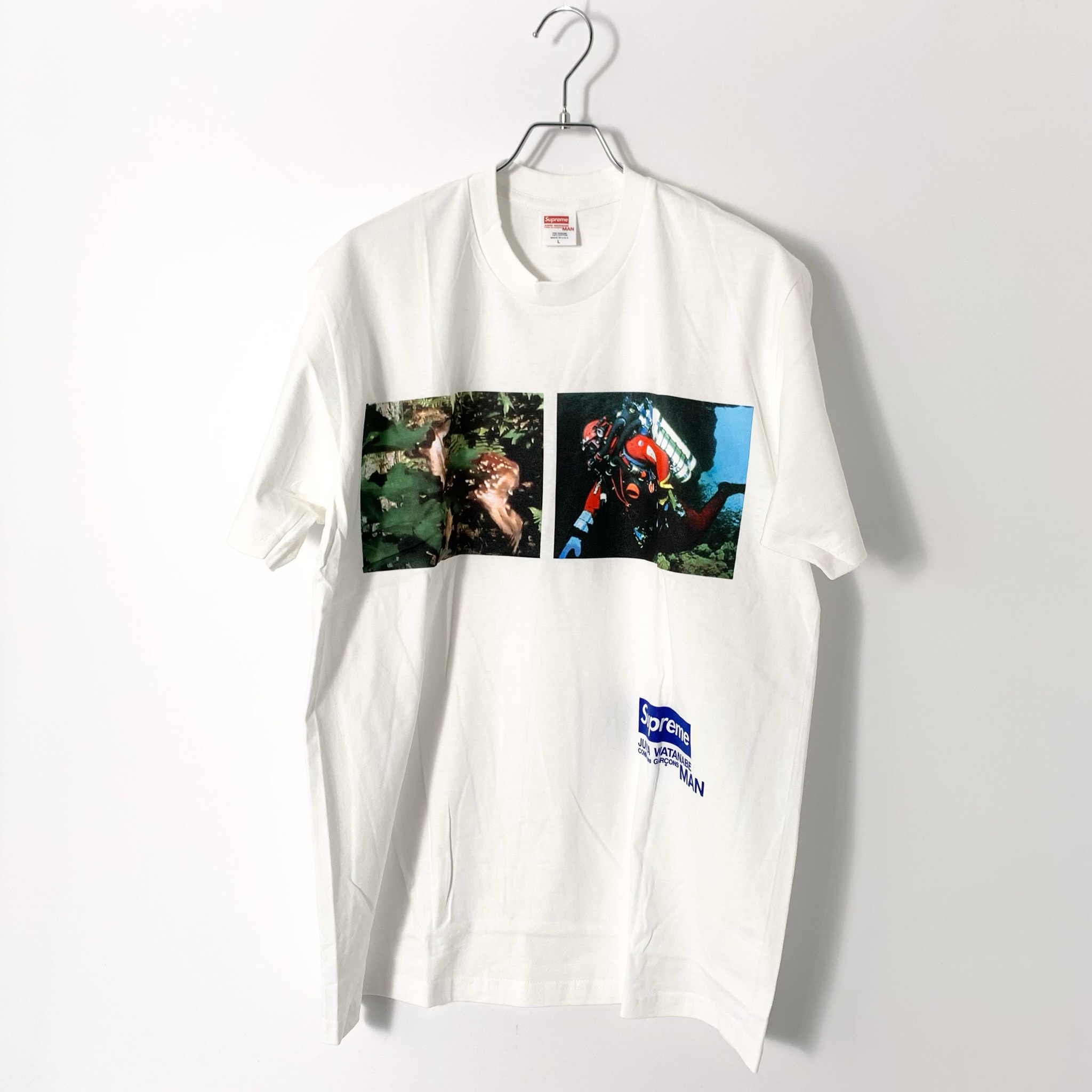 Supreme x JUNYA WATANABE COMME des GARCONS MAN Nature Tee "White"