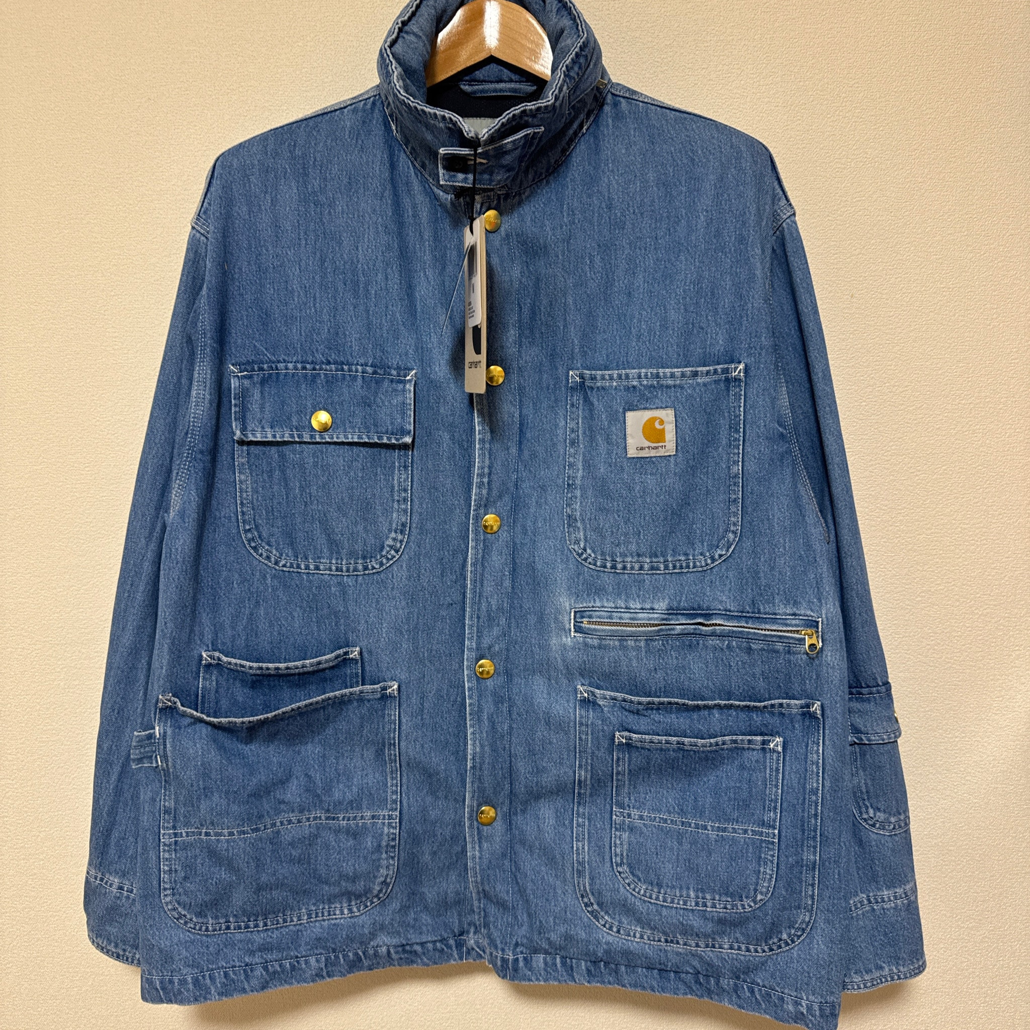Carhartt WIP x INVINCIBLE with Shinsuke Nakada Denim Chore Coat Max "Blue Stone Washed"