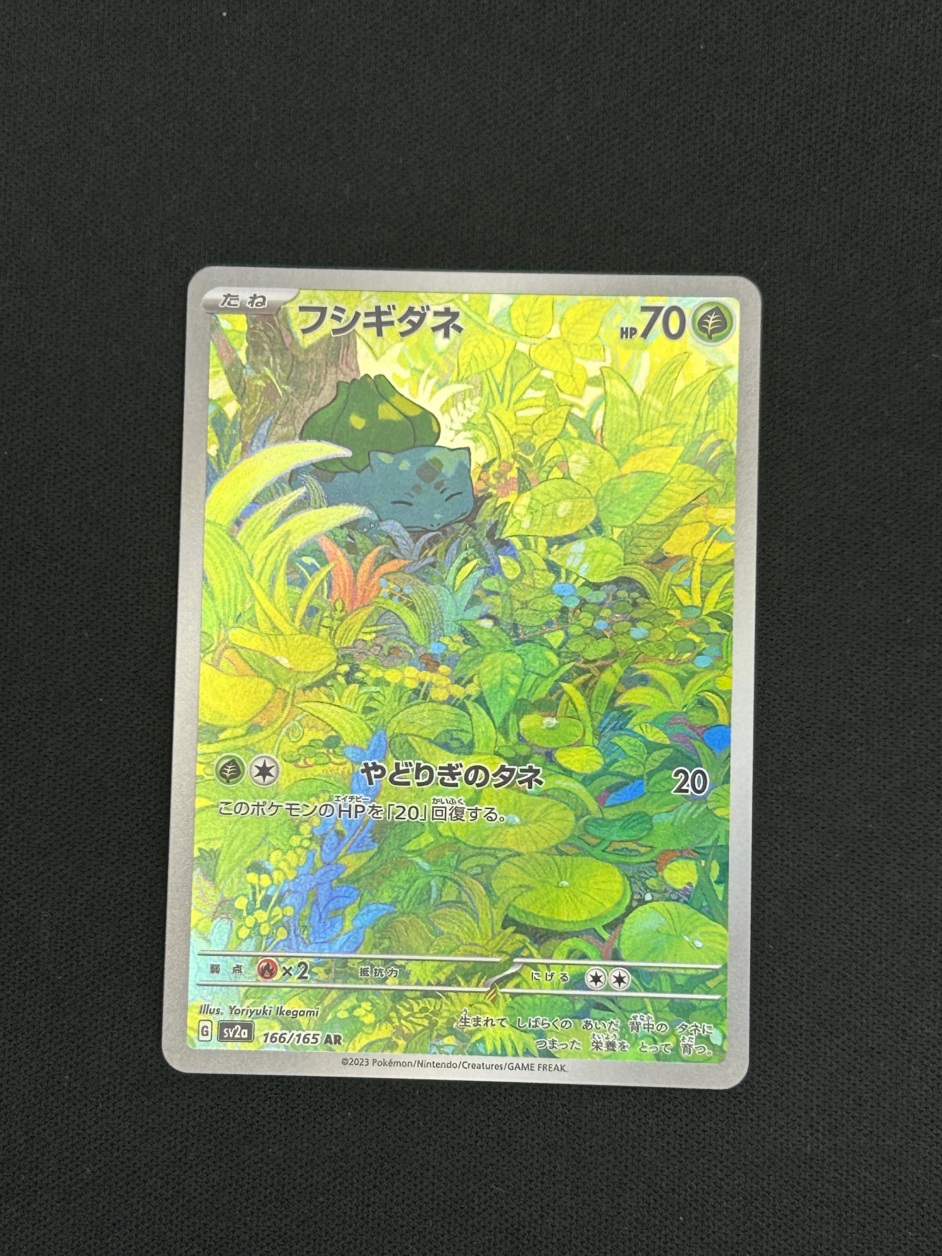 フシギダネ AR[SV2a 166/165](強化拡張パック「ポケモンカード151」)の