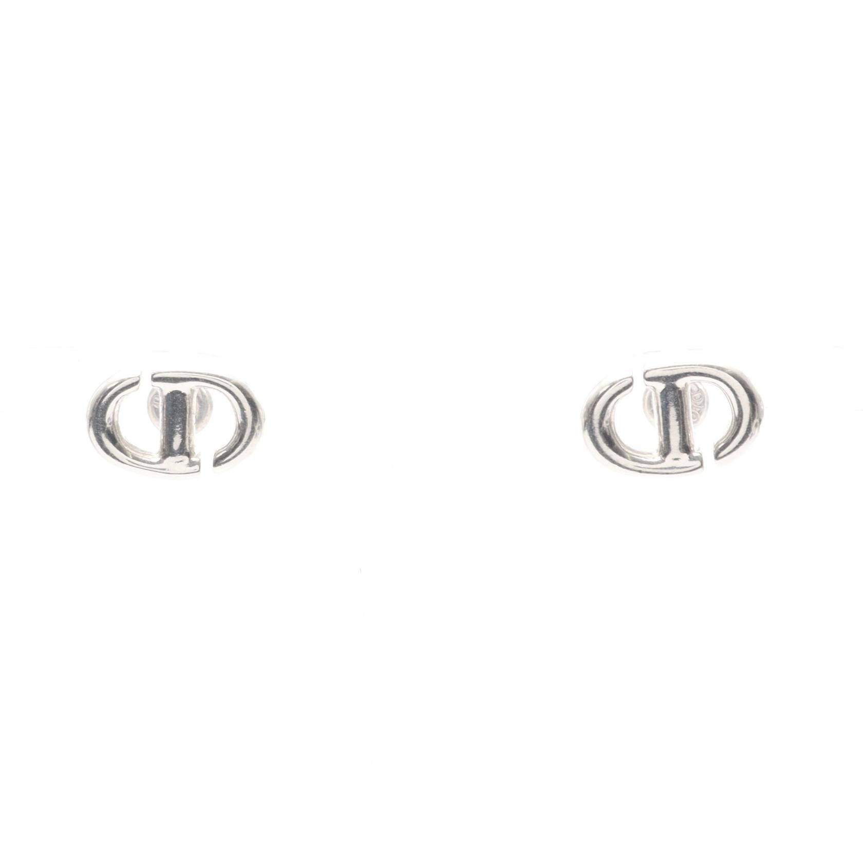 ディオール Dior CDロゴ ピアス ジュエリー メタル レディース シルバー系 【中古】